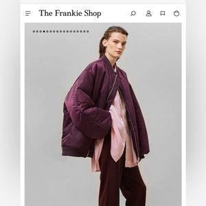 The Frankie Shop Astra Bomber Jacket